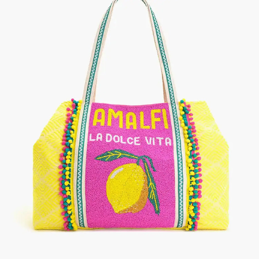 America & Beyond - Amalfi Beaded Tote