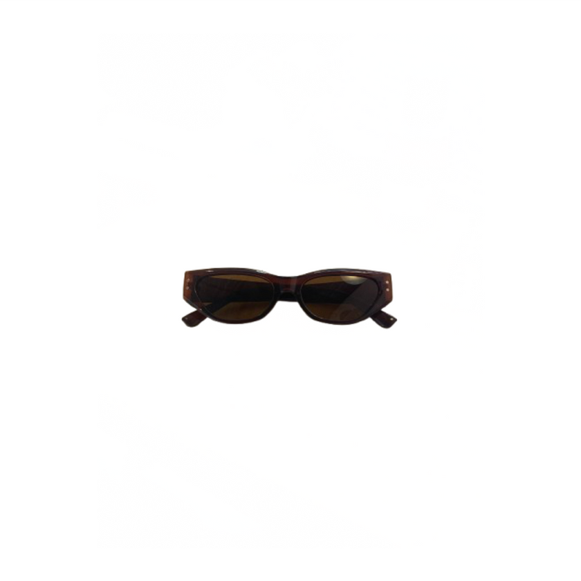 Brown Rectangle Sunglasses
