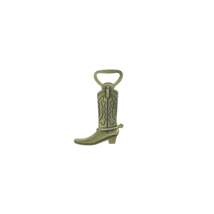 Gold Cowboy Boot Bottle Opener