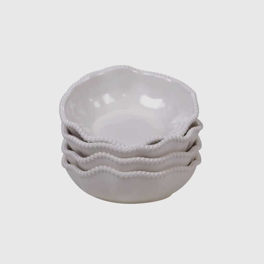 Perlette Cream Melamine All Purpose Bowl 7.5” X 2”