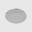 Perlette Cream Melamine Oval Platter - 18” x 13.5”